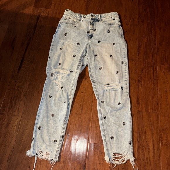 High rise butterfly jeans - Picture 3 of 6